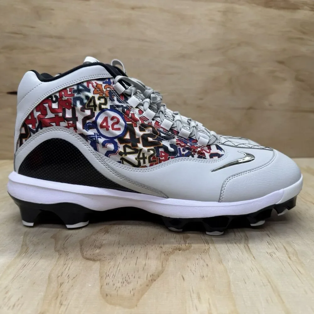 NEW Nike Griffey 2 MCS Jackie Robinson Day Baseball Cleats HJ4509-001 Mens Sz 13